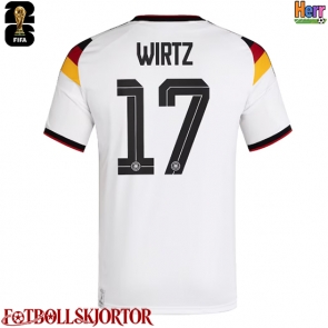 Tyskland Florian Wirtz #17 Hemmatröja VM 2026 Kortärmad